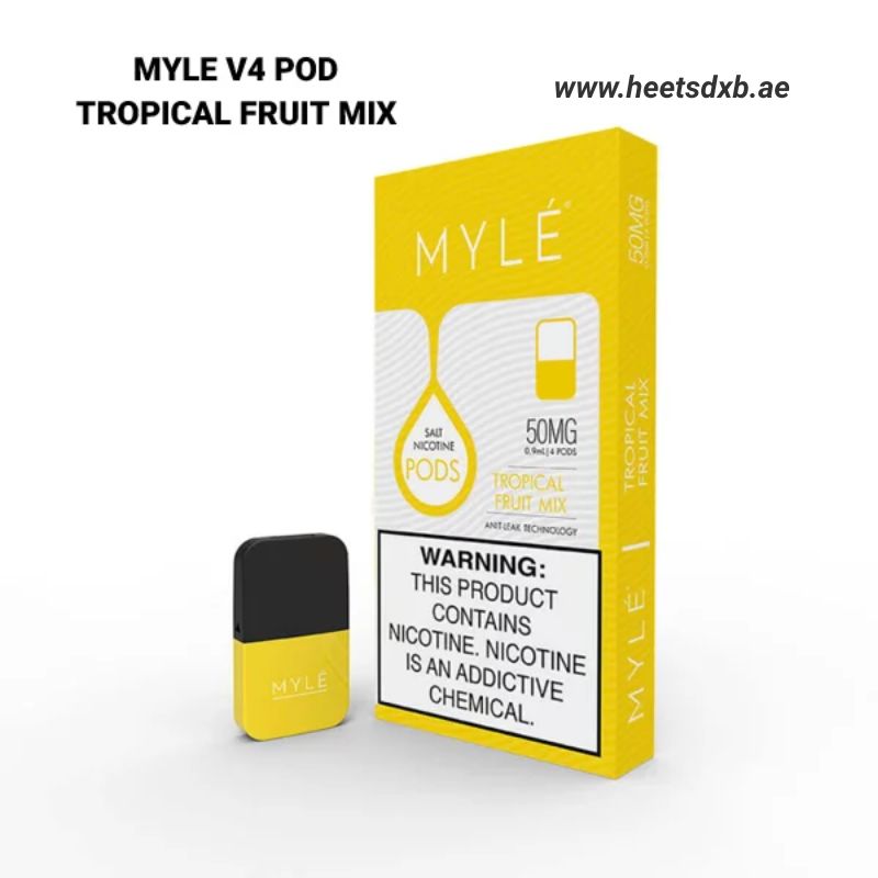 Myle V4 Pod Disposable Vape 50mg in Dubai Tropical Fruit Mix