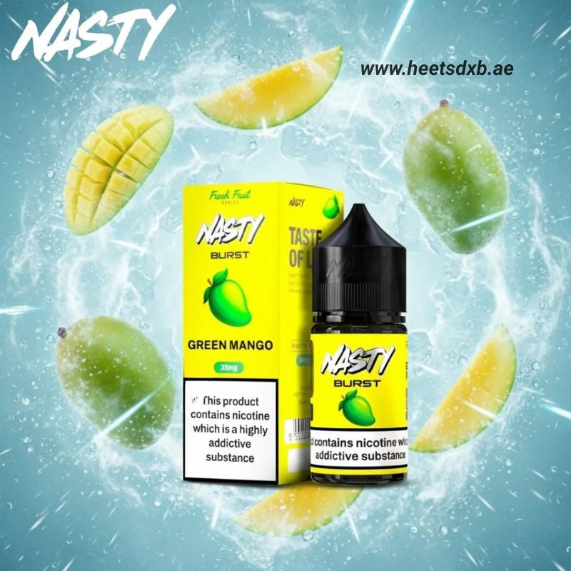 Nasty Burst Salt E-liquid in Dubai Green Mango
