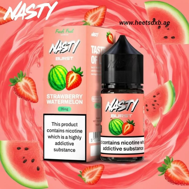 Nasty Burst Salt E-liquid in Dubai Strawberry Watermelon
