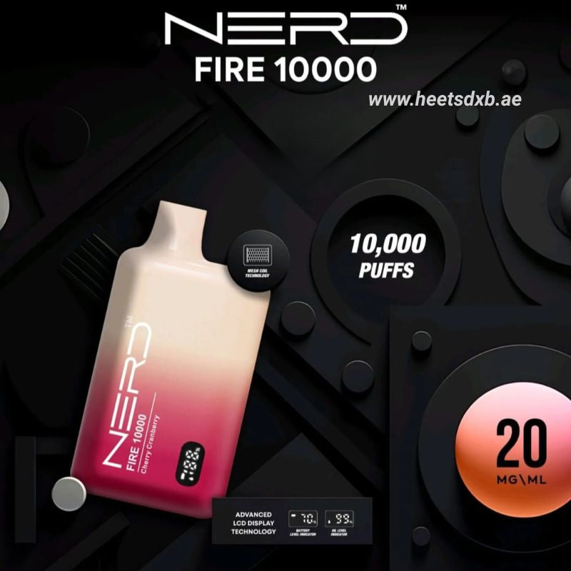 Nerd Fire 10000 Puffs 20mg Disposable Vape In Dubai 