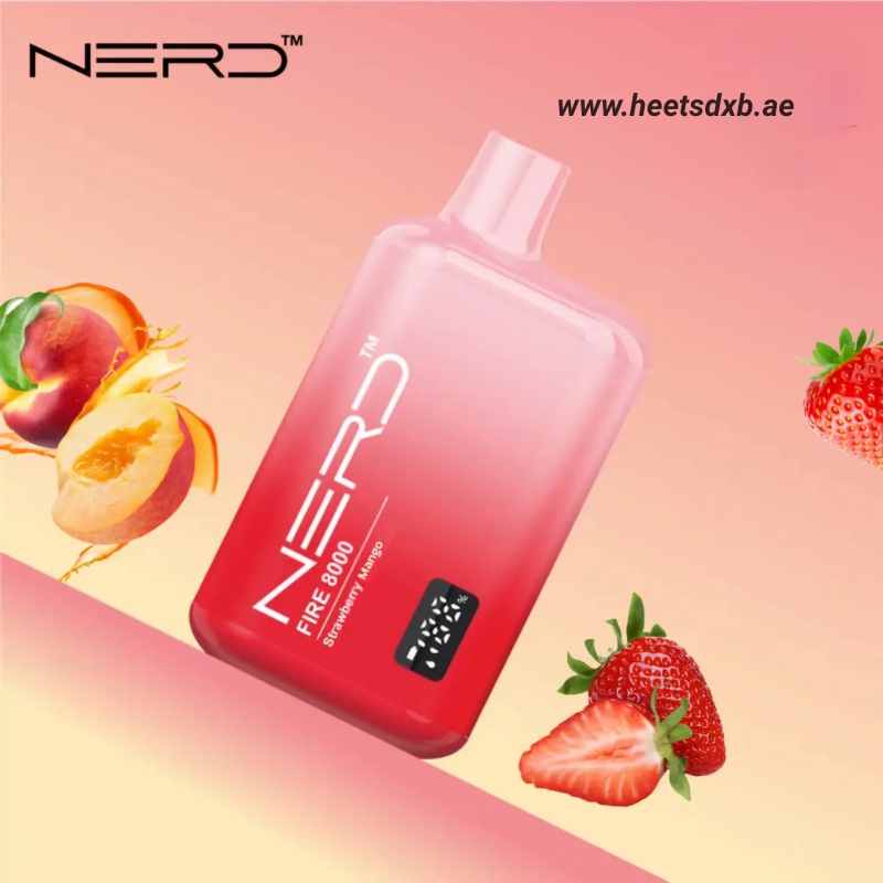 Nerd Fire 8000 Puffs Disposable Vape In Dubai Strawberry Mango
