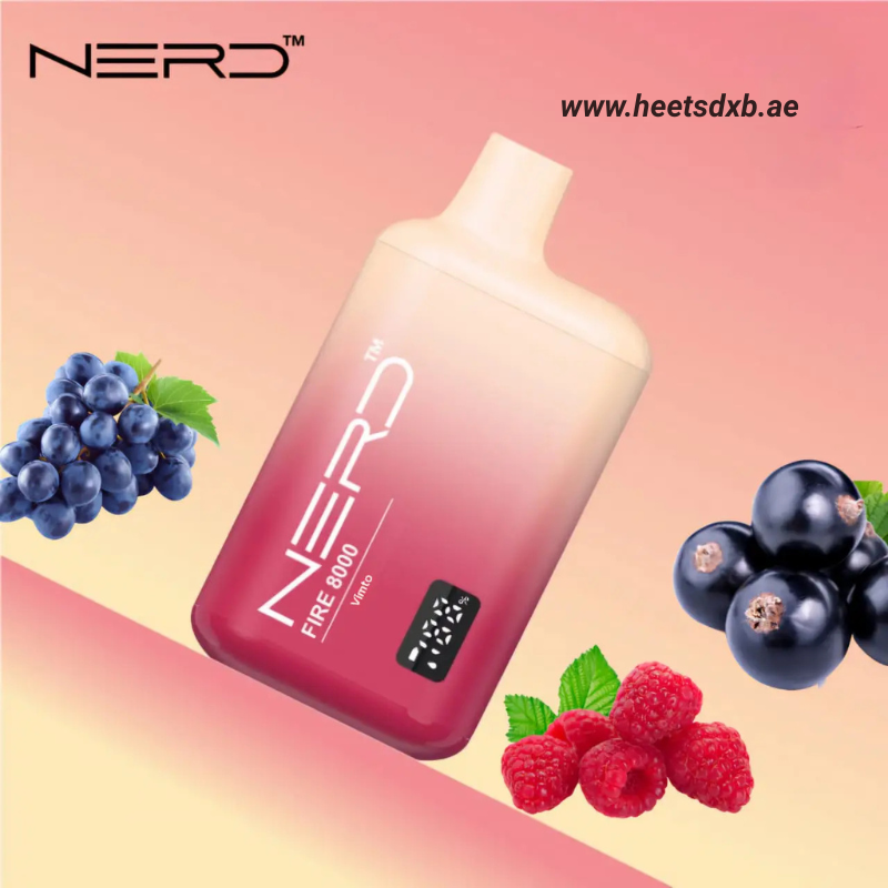 Nerd Fire 8000 Puffs Disposable Vape In Dubai Vimto
