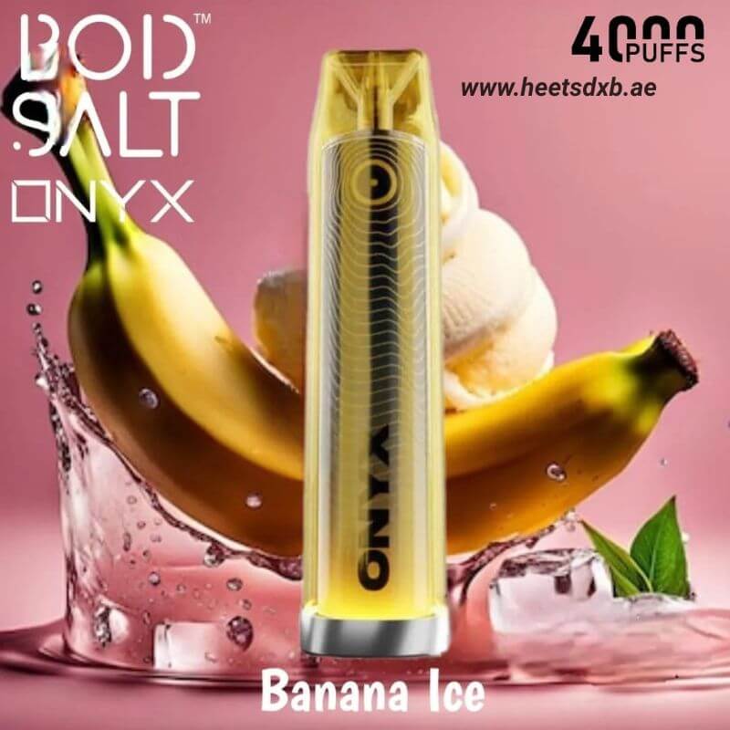 POD SALT ONYX 4000 Puffs 20MG Disposable Vape in Dubai Banana Ice