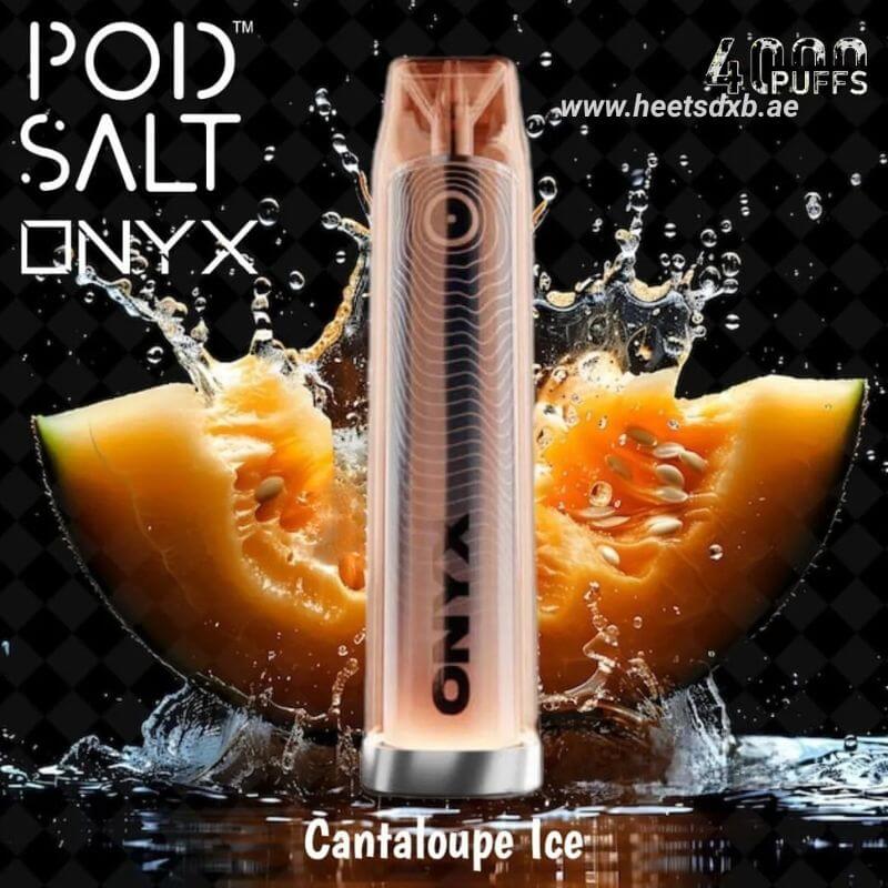 POD SALT ONYX 4000 Puffs 20MG Disposable Vape in Dubai Cantaloupe Ice