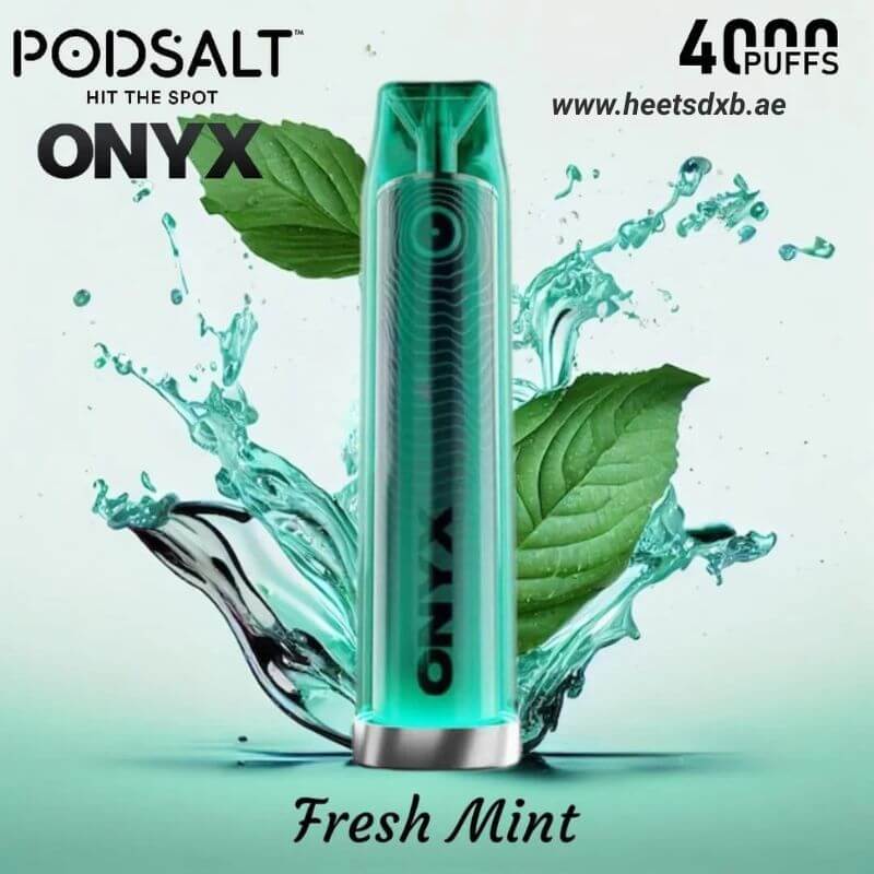 POD SALT ONYX 4000 Puffs 20MG Disposable Vape in Dubai Fresh Mint