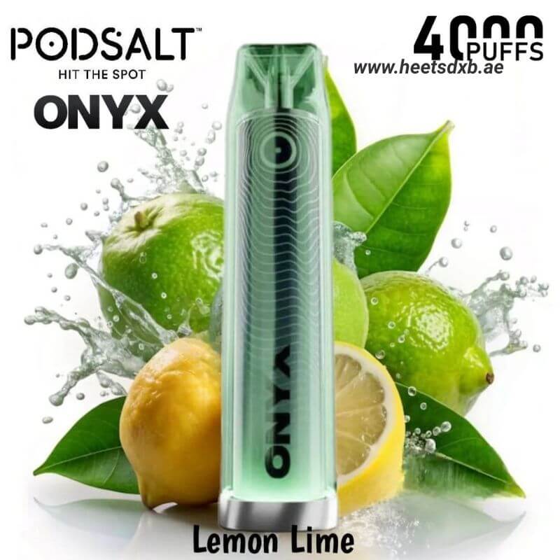 POD SALT ONYX 4000 Puffs 20MG Disposable Vape in Dubai Lemon Lime