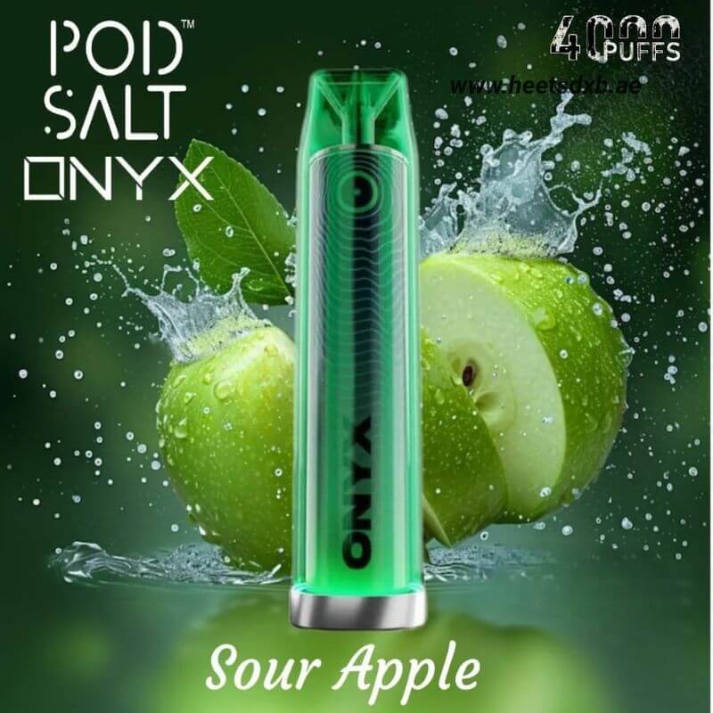 POD SALT ONYX 4000 Puffs 20MG Disposable Vape in Dubai Sour Apple