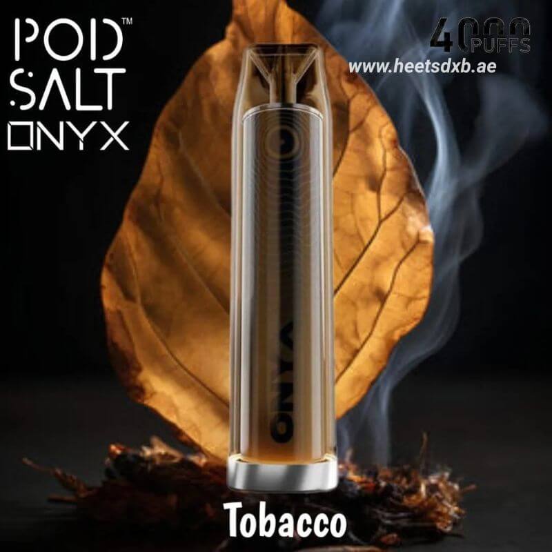 POD SALT ONYX 4000 Puffs 20MG Disposable Vape in Dubai Tobacco