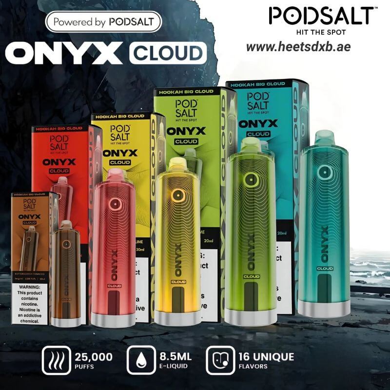 POD SALT Onyx Cloud 25000 Puffs 5MG Nicotine in Dubai 