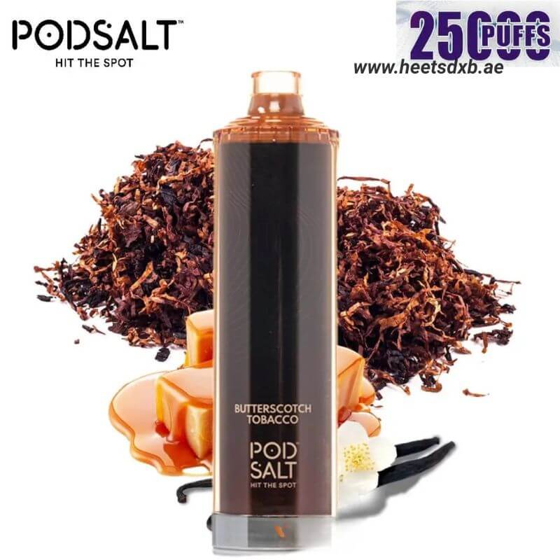 POD SALT Onyx Cloud 25000 Puffs 5MG Nicotine in Dubai Butterscotch Tobacco
