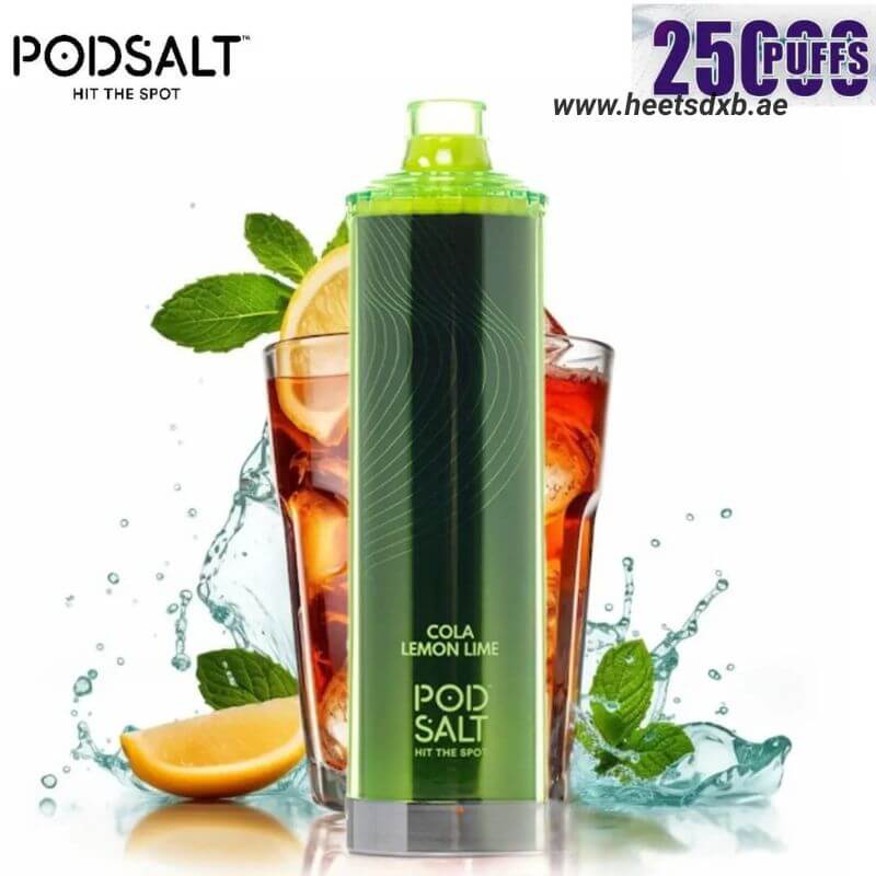 POD SALT Onyx Cloud 25000 Puffs 5MG Nicotine in Dubai Cola Lemon Lime
