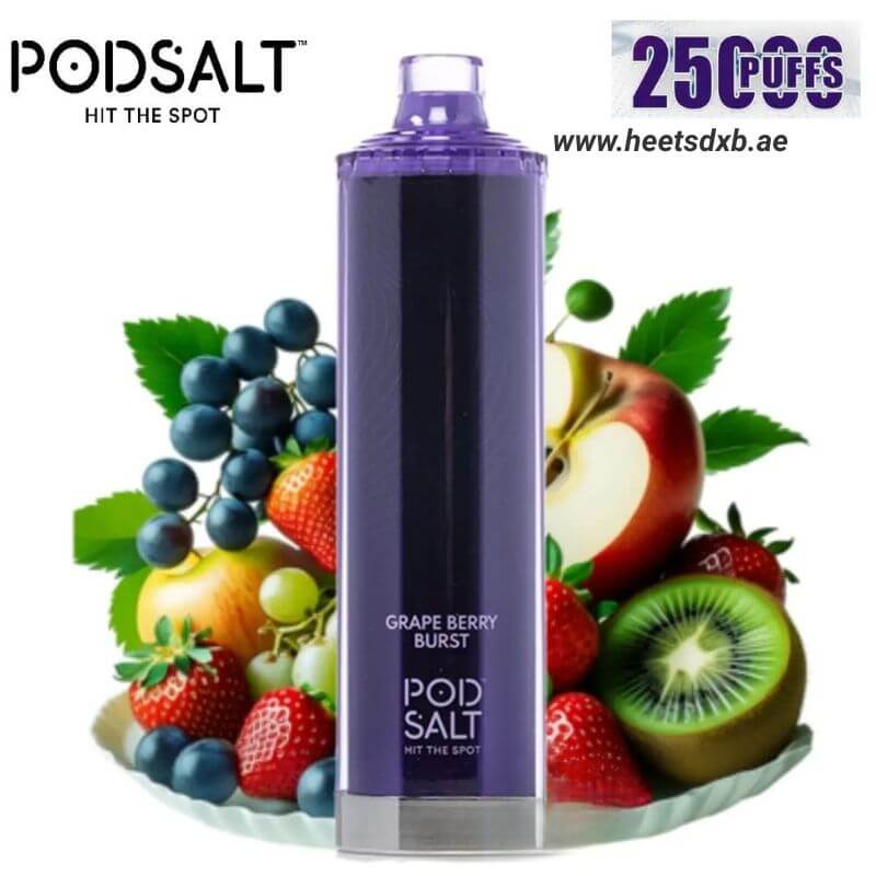 POD SALT Onyx Cloud 25000 Puffs 5MG Nicotine in Dubai Grape Berry Burst
