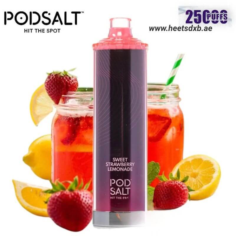 POD SALT Onyx Cloud 25000 Puffs 5MG Nicotine in Dubai Sweet Strawberry Lemonade
