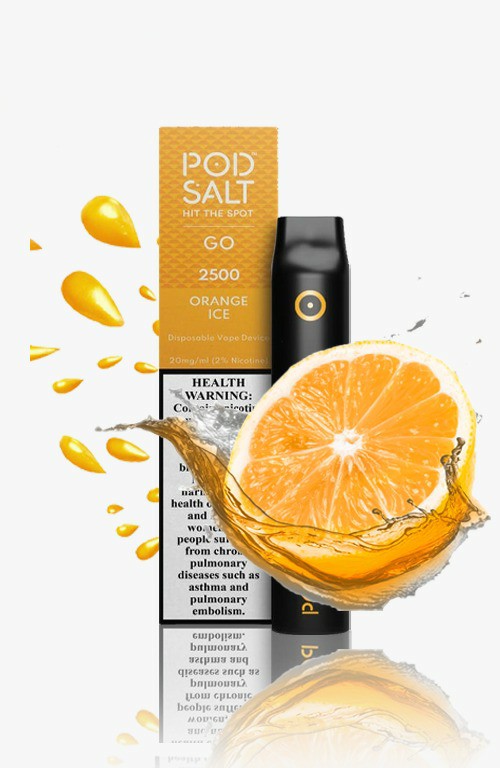 POD SALT GO ORANGE ICE