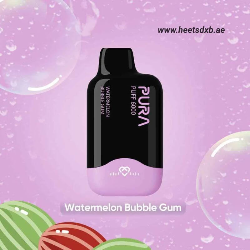 PURA 6000 Puffs 20MG Disposable Vape in Dubai Watermelon Bubble Gum