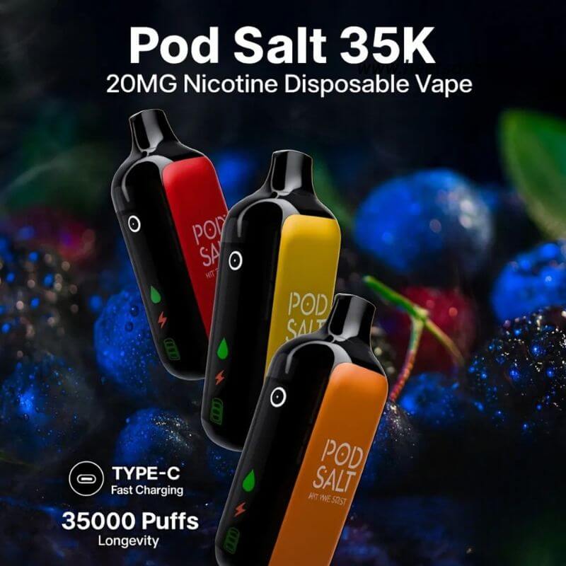 Pod Salt 35000 puffs 20MG Nicotine Disposable Vape In Dubai 