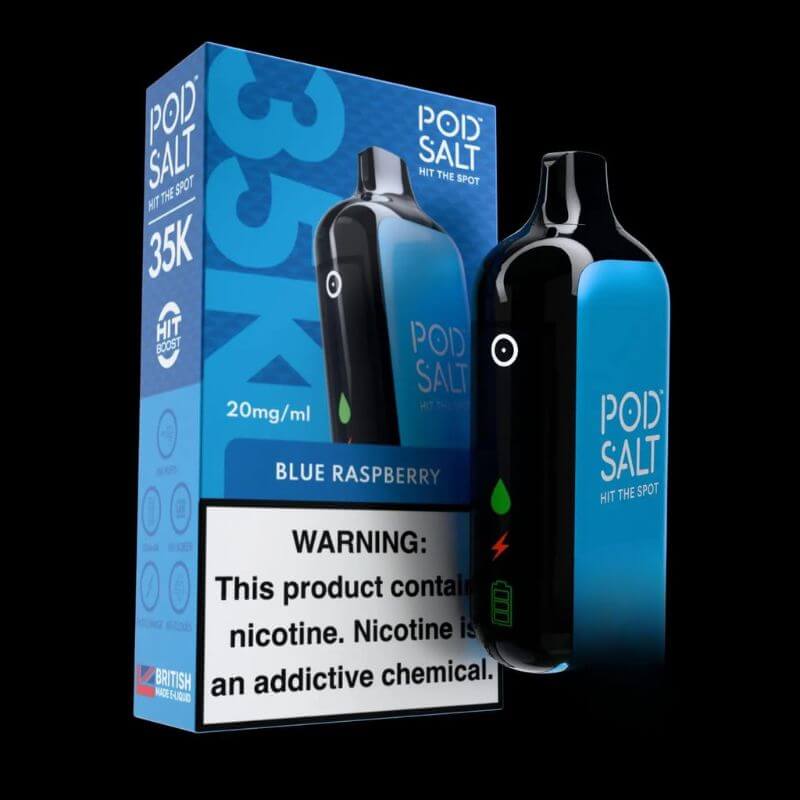 Pod Salt 35000 puffs 20MG Nicotine Disposable Vape In Dubai Blue Raspberry
