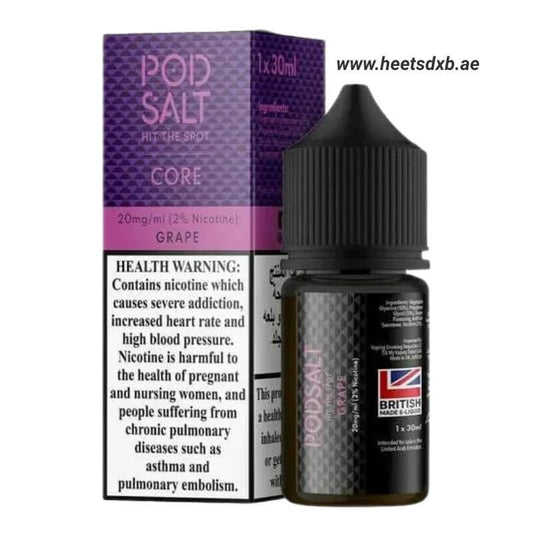 Pod Salt Core Salt Nicotine 20MG 30ML E-Juice in Dubai Grape