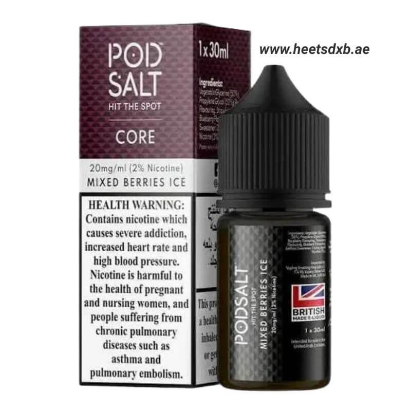 Pod Salt Core Salt Nicotine 20MG 30ML E-Juice in Dubai Mixed Berries Ice
