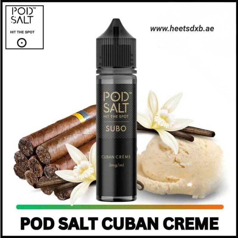Pod Salt Subo 3MG 50ML E-Juice in Dubai Cuban Creme
