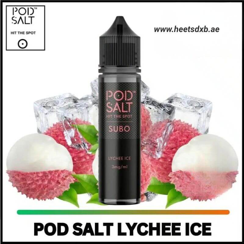 Pod Salt Subo 3MG 50ML E-Juice in Dubai Lychee Ice

