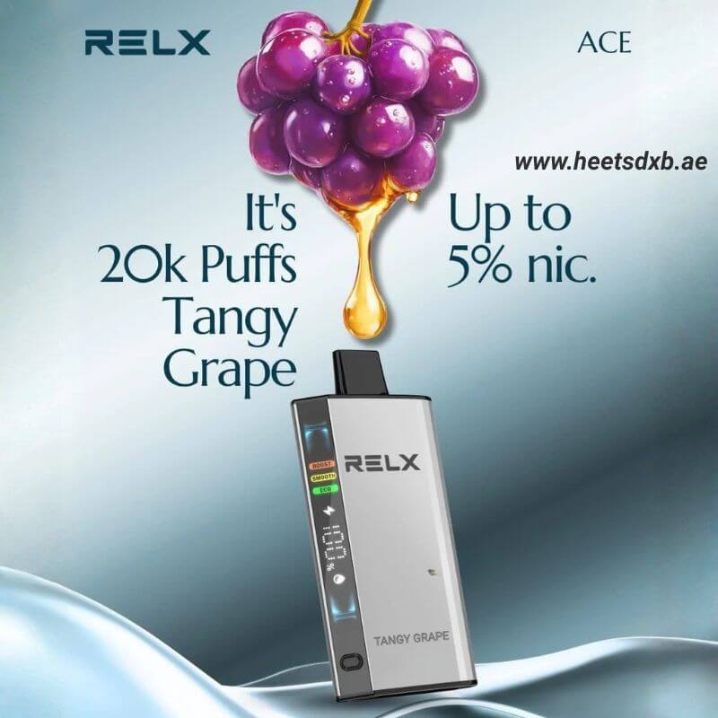 RELX Ace 20000 Puffs Disposable Vape Tangy Grape