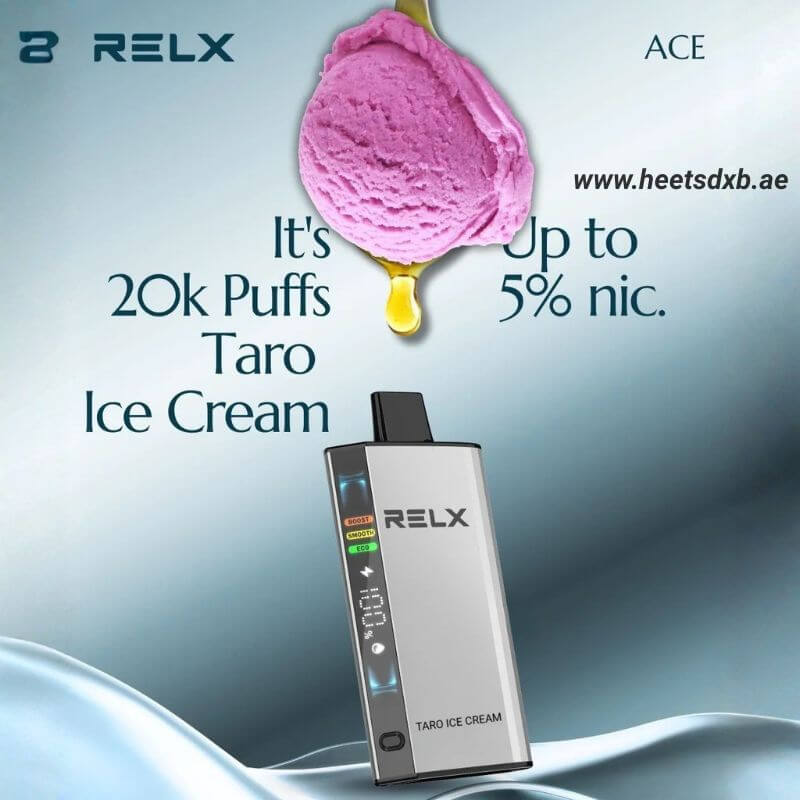 RELX Ace 20000 Puffs Disposable Vape vTaro Ice Cream