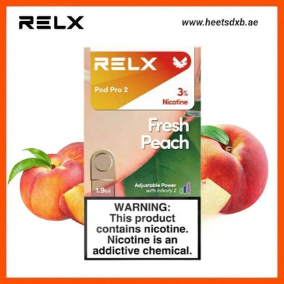RELX Pod Pro 2 Pods 1.9ml Fresh Peach- 3%