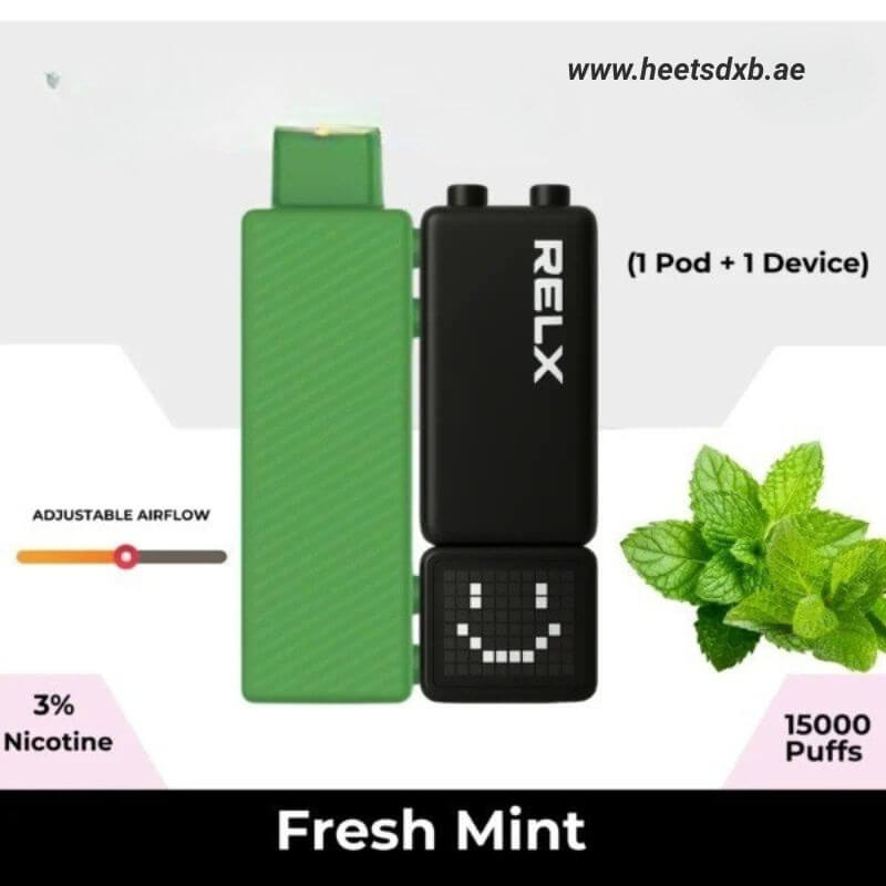 Relx Creator Starter Kit 15000 Puffs Disposable Vape Fresh Mint