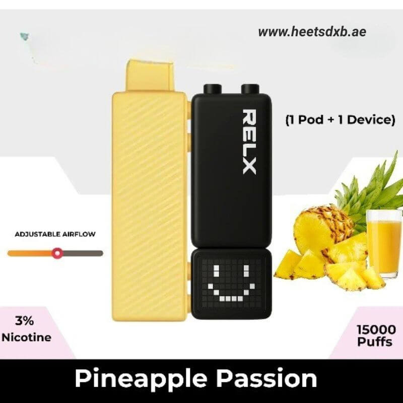 Relx Creator Starter Kit 15000 Puffs Disposable Vape Pineapple Passion