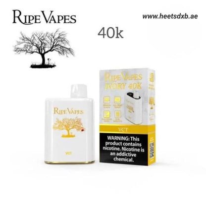 Ripe Vapes IVORY 40000 Puffs Disposable Vape VCT