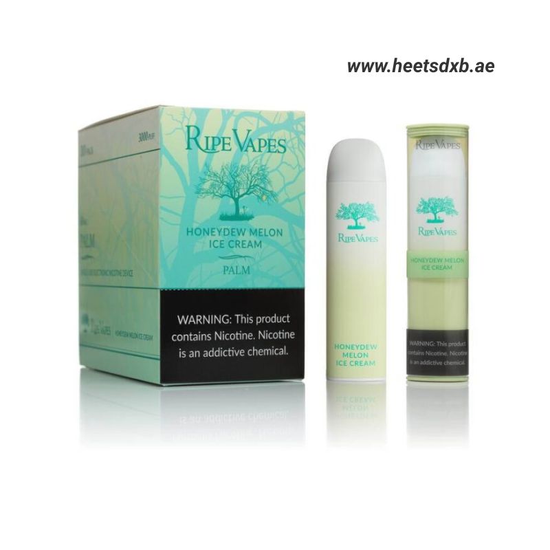 Ripe Vapes Palm 3000 Puffs Disposable Vape In Dubai Honeydew Melon Ice Cream