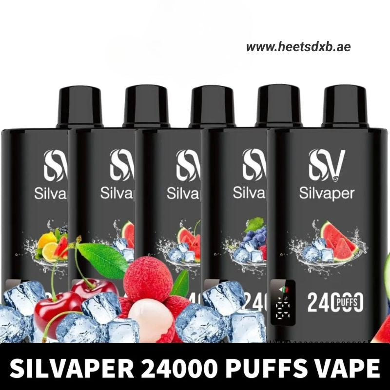 SILVAPER 24000 Puffs 20MG Nicotine Disposable Vape in Dubai 