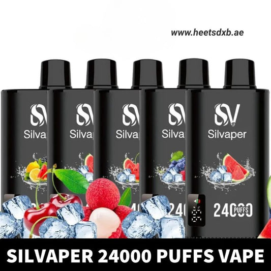 SILVAPER 24000 Puffs 20MG Nicotine Disposable Vape in Dubai 