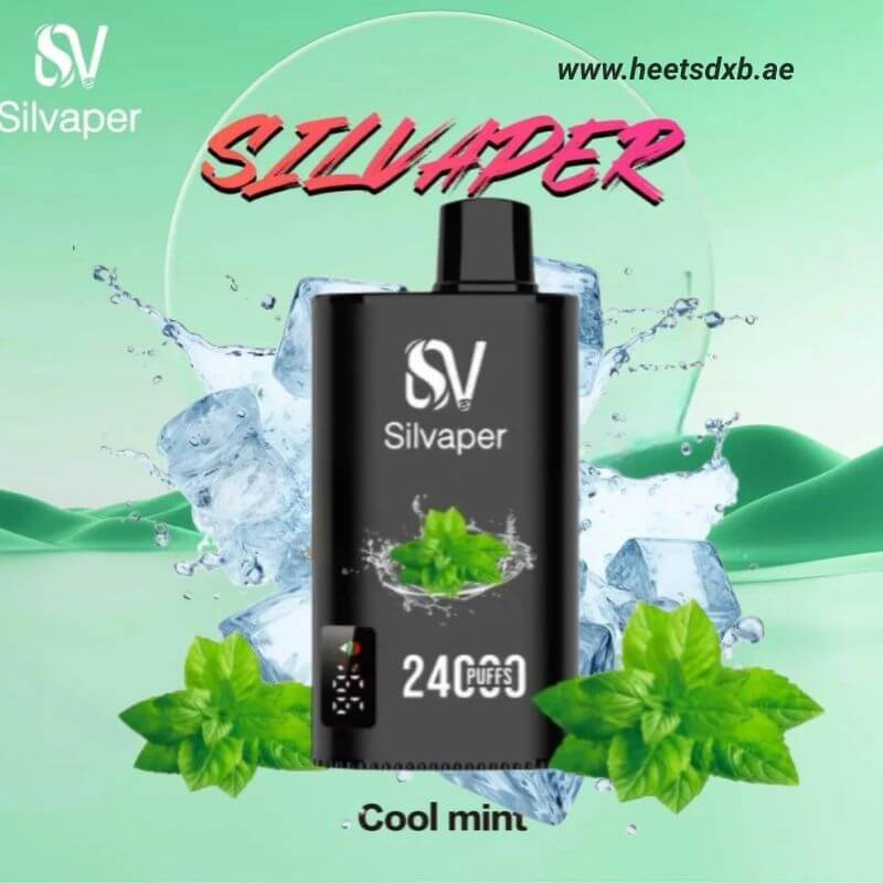 SILVAPER 24000 Puffs 20MG Nicotine Disposable Vape in Dubai Cool Mint
