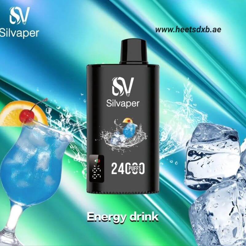 SILVAPER 24000 Puffs 20MG Nicotine Disposable Vape in Dubai Energy Drink

