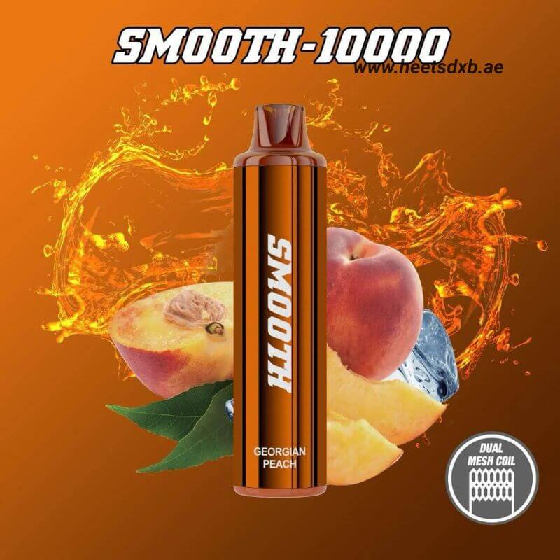 SMOOTH 10000 Puffs Disposable Vape 20 MG in Dubai Georgian Peach
