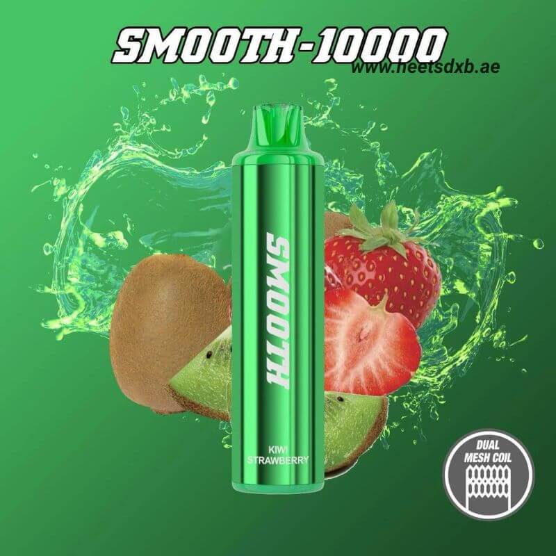 SMOOTH 10000 Puffs Disposable Vape 20 MG in Dubai Kiwi Strawberry
