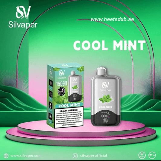 Silvaper 15000 Puffs 20mg nicotine Disposable Vape Cool Mint
