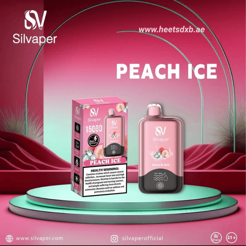Silvaper 15000 Puffs 20mg nicotine Disposable Vape Peach Ice