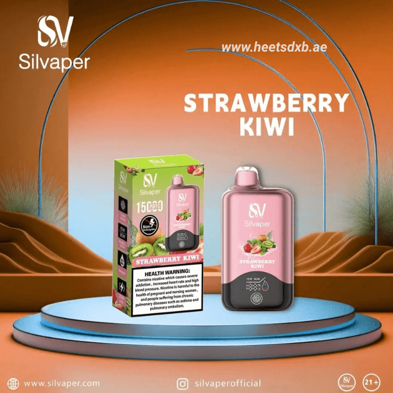 Silvaper 15000 Puffs 20mg nicotine Disposable Vape Strawberry Kiwi