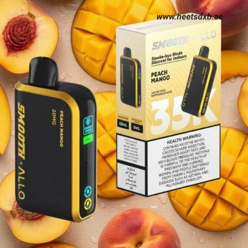 Smooth Allo 35000 puffs 20MG in Dubai Peach Mango
