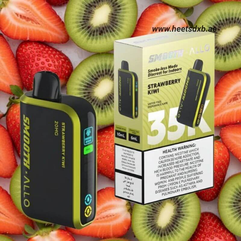 Smooth Allo 35000 puffs 20MG in Dubai Strawberry Kiwi

