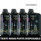 TESIYI ULTRA MAX 40000 Puffs Disposable Vape 50MG In Dubai 