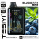 TESIYI ULTRA MAX 40000 Puffs Disposable Vape 50MG In Dubai Blueberry Mint
