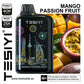 TESIYI ULTRA MAX 40000 Puffs Disposable Vape 50MG In Dubai Mango Passion Fruit
