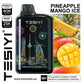 TESIYI ULTRA MAX 40000 Puffs Disposable Vape 50MG In Dubai Pineapple Mango Ice
