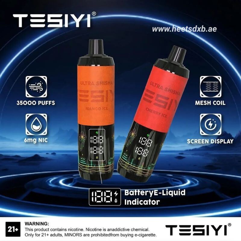 TESIYI Ultra Shisha 35000 Puffs Disposable Vape In Dubai 