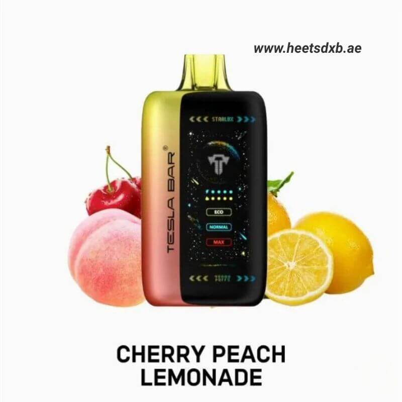 TESLA BAR XT 40000 Puffs Disposable Vape in Dubai Cherry Peach Lemonade