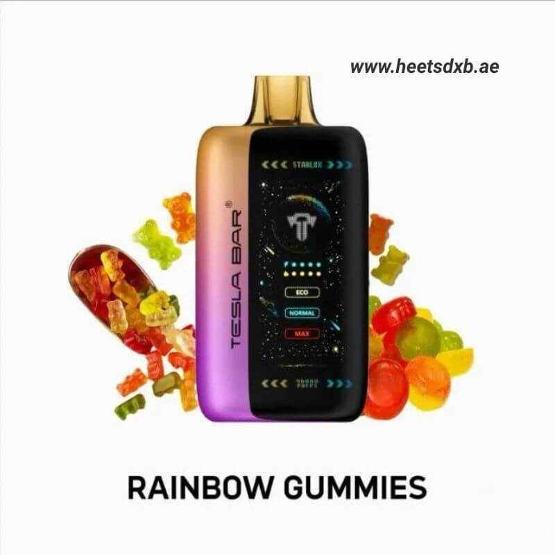 TESLA BAR XT 40000 Puffs Disposable Vape in Dubai Rainbow Gummies